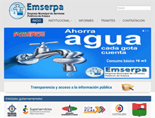 Tablet Screenshot of emserpa.gov.co